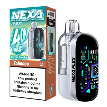 NEXA FLEX 5% DISPOSABLE KIT (90ML) 40K PUFFS 5CT/ BOX