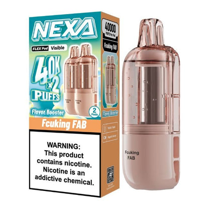 NEXA FLEX 5% DISPOSABLE POD (180ML) 40K PUFFS 2CT 5PK/ BOX