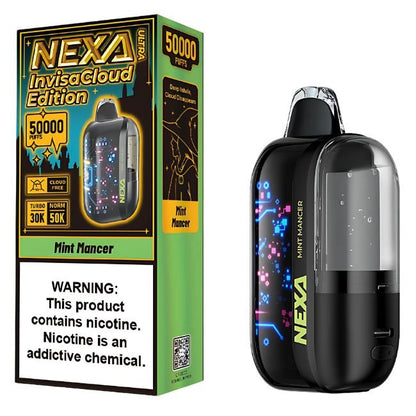 NEXA ULTRA INVISACLOUD EDI. 5% DISPOSABLE (100ML) TURBO MODE - 30K & NORM. MODE - 50K PUFFS 5CT/ BOX