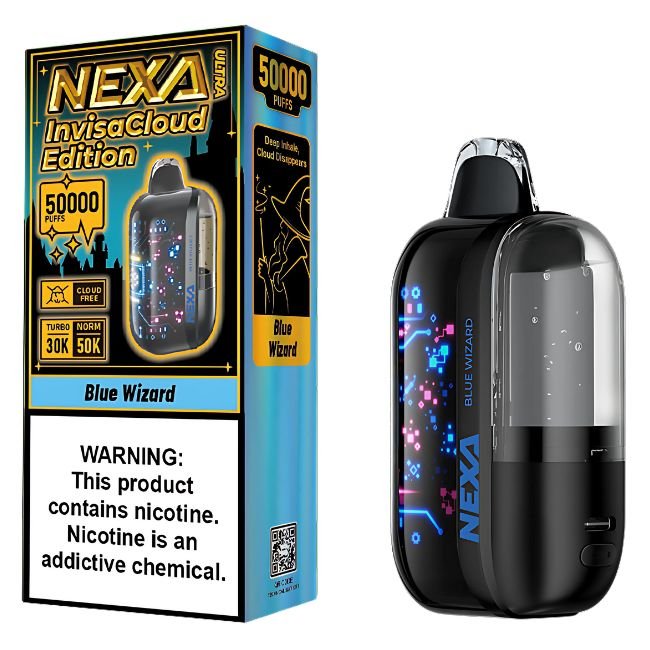 NEXA ULTRA INVISACLOUD EDI. 5% DISPOSABLE (100ML) TURBO MODE - 30K & NORM. MODE - 50K PUFFS 5CT/ BOX