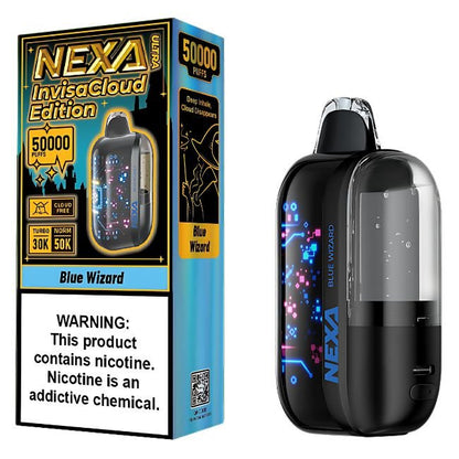 NEXA ULTRA INVISACLOUD EDI. 5% DISPOSABLE (100ML) TURBO MODE - 30K & NORM. MODE - 50K PUFFS 5CT/ BOX