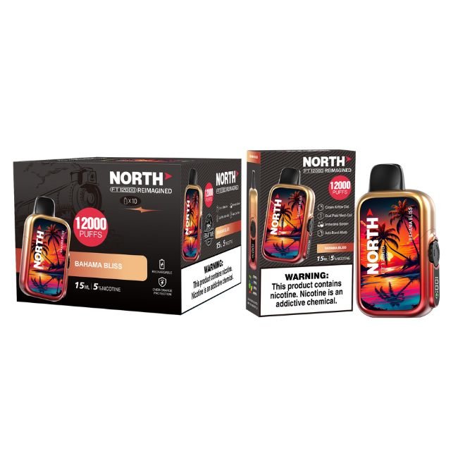 NORTH FT12000 REIMAGINED 5% DISPOSABLE (150ML) 12K PUFFS 10CT/ BOX