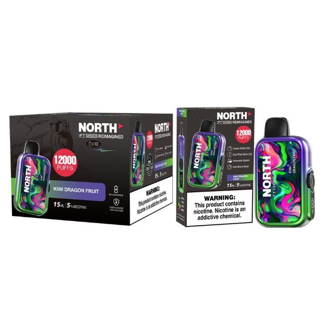 NORTH FT12000 REIMAGINED 5% DISPOSABLE (150ML) 12K PUFFS 10CT/ BOX