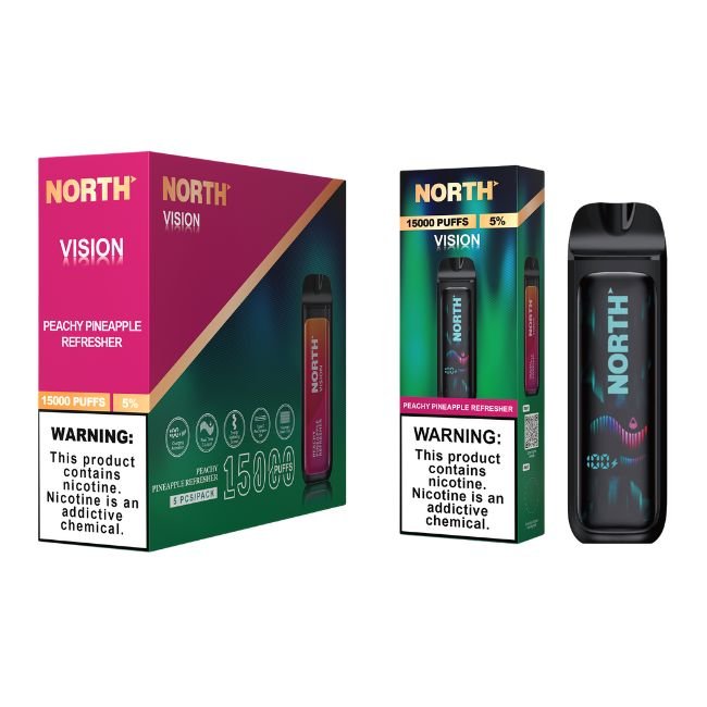 NORTH VISION 5% DISPOSABLE (75ML) 15K PUFFS 5CT/ BOX