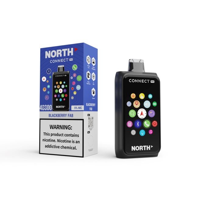 NORTH CONNECT PRO 5% DISPOSABLE (100ML) 40K PUFFS 5CT/ BOX