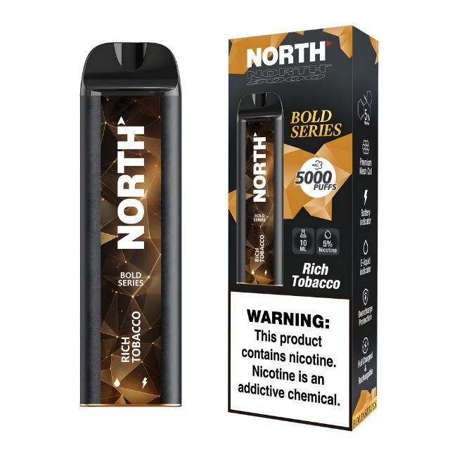 NORTH BOLD SERIES 5% DISPOSABLE (50ML) 5K PUFFS 5CT/ BOX