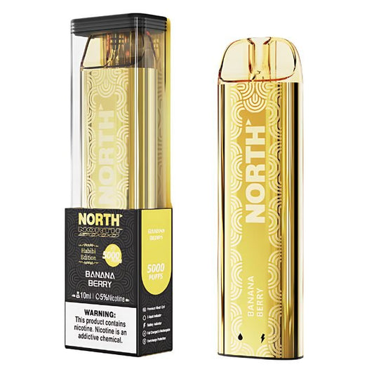 NORTH HABIBI EDITION 5% DISPOSABLE (100ML) 5K PUFFS - BANANA BERRY
