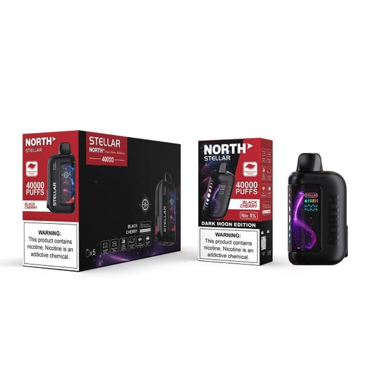 NORTH STELLAR DARK MOON EDITION 5% DISPOSABLE (100ML) 40K PUFFS - BLUE RAZZ