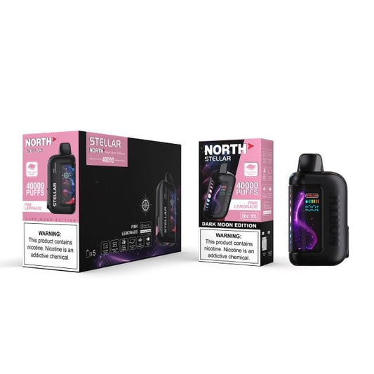 NORTH STELLAR DARK MOON EDITION 5% DISPOSABLE (100ML) 40K PUFFS - PINK LEMONADE