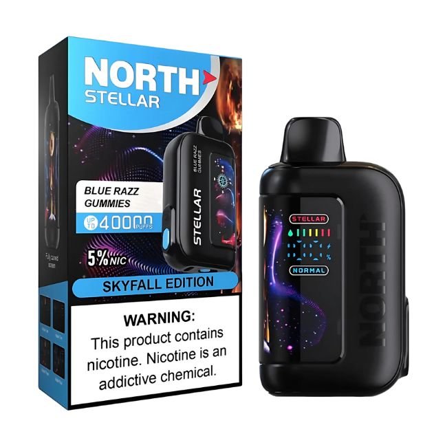 NORTH STELLAR SKYFALL EDITION 5% DISPOSABLE (100ML) 40K PUFFS 5CT/ BOX