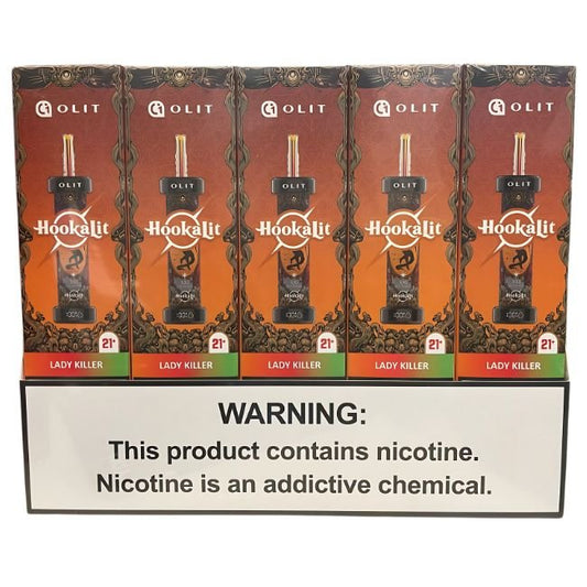 OLIT HOOKALIT BY KANGERTECH 3.5% DISPOSABLE (200ML) 40K PUFFS - LADY KILLER