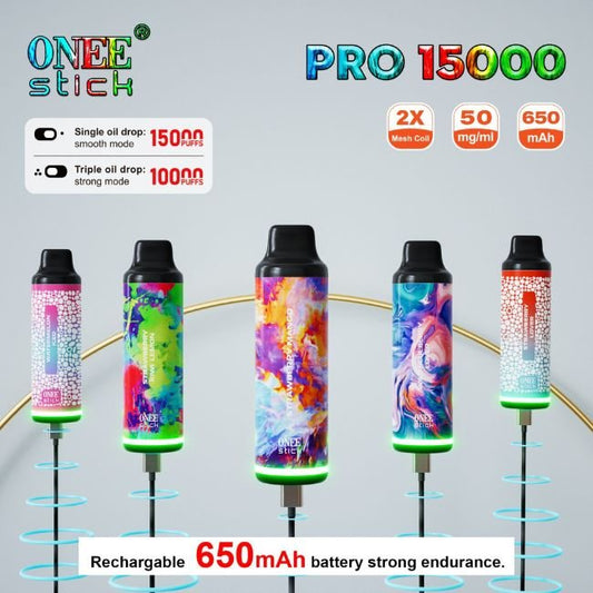 ONEE STICK PRO BY KANGVAPE 5% DISPOSABLE (75ML) 15K PUFFS - STRAWBERRY MANGO
