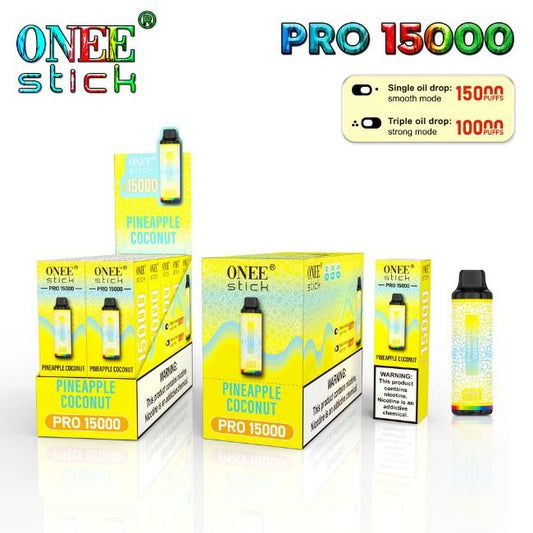 ONEE STICK PRO BY KANGVAPE 5% DISPOSABLE (150ML) 15K PUFFS 10CT/ BOX