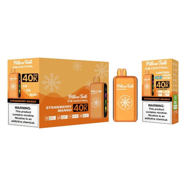 PILLOW TALK ICE CONTROL 5% DISPOSABLE (100ML) 40K PUFFS 5CT/ BOX