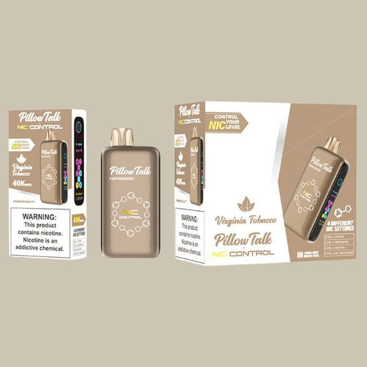 PILLOW TALK NIC CONTROL 5% DISPOSABLE (100ML) 40K PUFFS - PURE CLEAR