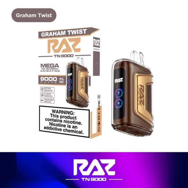 RAZ TN9000 5% DISPOSABLE (60ML) 9K PUFFS 5CT/ BOX