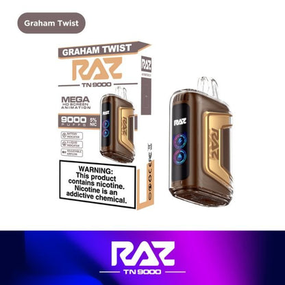 RAZ TN9000 5% DISPOSABLE (60ML) 9K PUFFS 5CT/ BOX