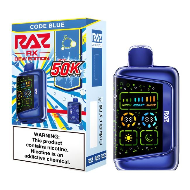 RAZ RX DEW EDITION 5% DISPOSABLE (95ML) 50K PUFFS 5CT/ BOX