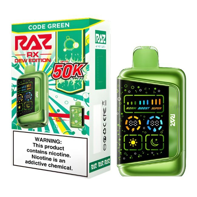 RAZ RX DEW EDITION 5% DISPOSABLE (95ML) 50K PUFFS 5CT/ BOX