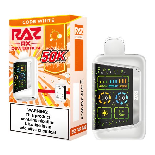 RAZ RX DEW EDITION 5% DISPOSABLE (95ML) 50K PUFFS 5CT/ BOX