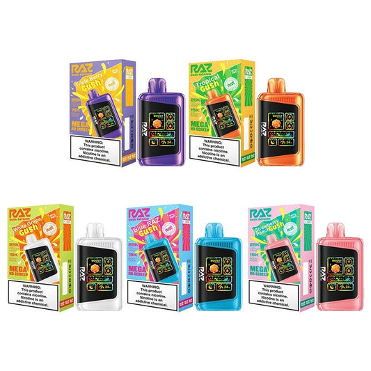 RAZ LTX GUSH EDITION 5% DISPOSABLE (80ML) NORM. MODE 25K & BOOST. MODE 15K PUFFS 5CT/ BOX