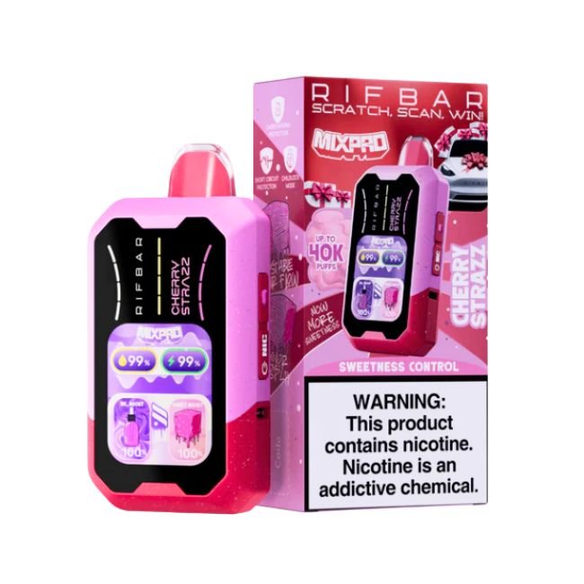 RIFBAR MIXPRO SWEETNESS CONTROL 5% DISPOSABLE (90ML) 40K PUFFS 5CT/ BOX