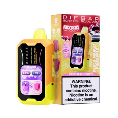 RIFBAR MIXPRO SWEETNESS CONTROL 5% DISPOSABLE (90ML) 40K PUFFS 5CT/ BOX