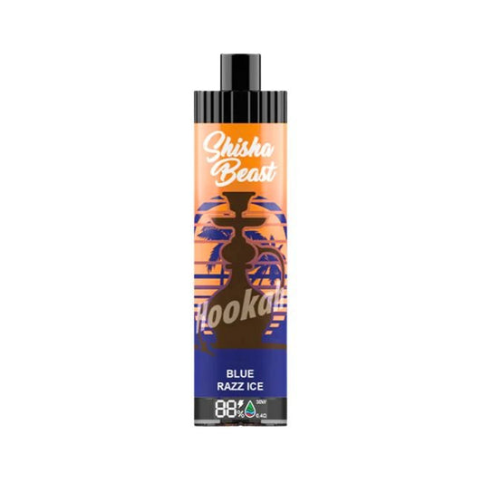 SHISHA BEAST 5% DISPOSABLE (130ML) 20K PUFFS - BLUE RAZZ ICE