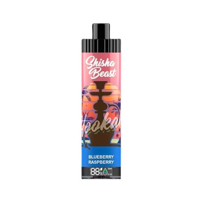 SHISHA BEAST 5% DISPOSABLE (130ML) 20K PUFFS - BLUEBERRY RASPBERRY