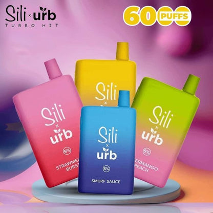 SILI X URB TURBO HIT 5% DISPOSABLE (80ML) 6K PUFFS 5CT/ BOX