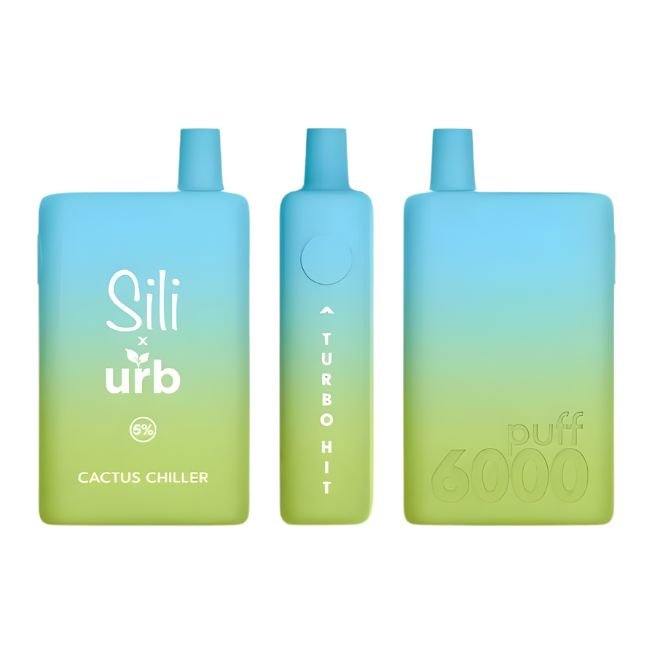 SILI X URB TURBO HIT 5% DISPOSABLE (80ML) 6K PUFFS 5CT/ BOX