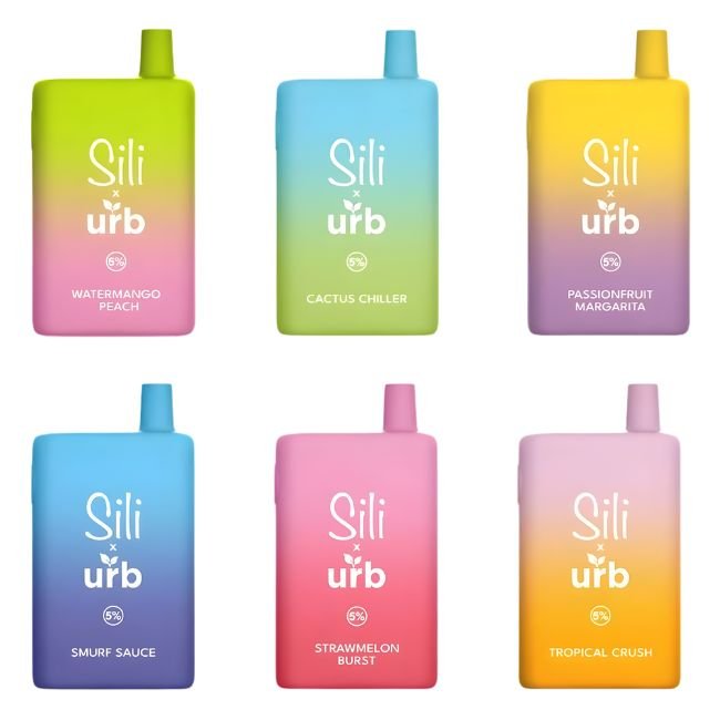 SILI X URB TURBO HIT 5% DISPOSABLE (80ML) 6K PUFFS 5CT/ BOX