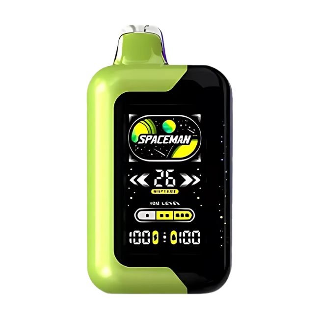 SPACEMAN SP40K BY SMOK ICE & NIC CONTROL 0% DISPOSABLE (100ML) 40K PUFFS 5CT/ BOX - SOUR APPLE ICE
