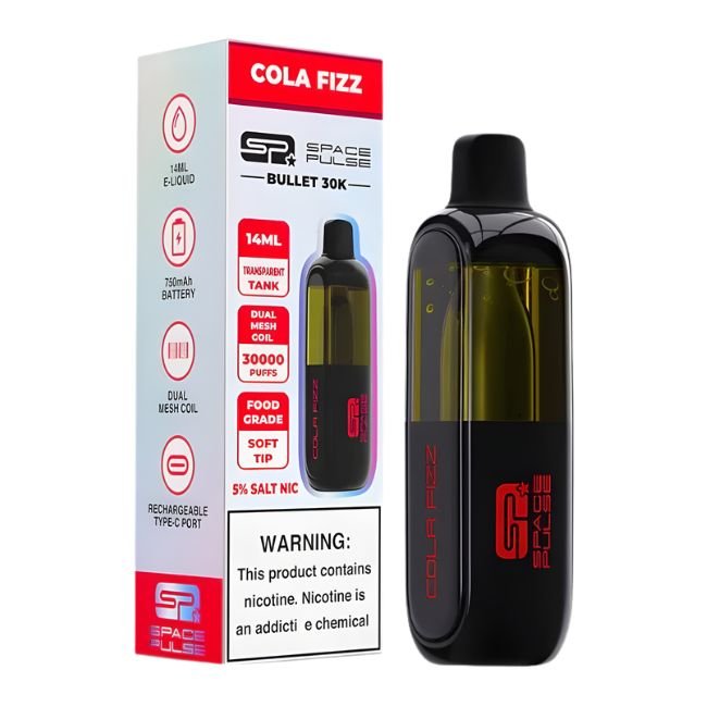 SPACE PULSE BULLET 5% DISPOSABLE (70ML) 30K PUFFS 5CT/ BOX