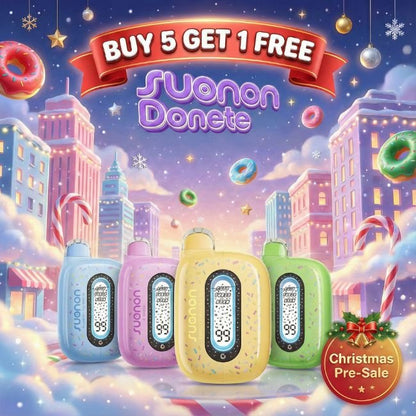 SUONON DONETE POWERED BY NEXA 5% DISPOSABLE (100ML) 50K PUFFS 5CT/ BOX (BUY 5 GET 1 FREE)