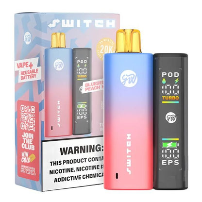SWITCH BY GOLD WHIP 5% DISPOSABLE KIT (75ML) 20K PUFFS 5CT/ BOX