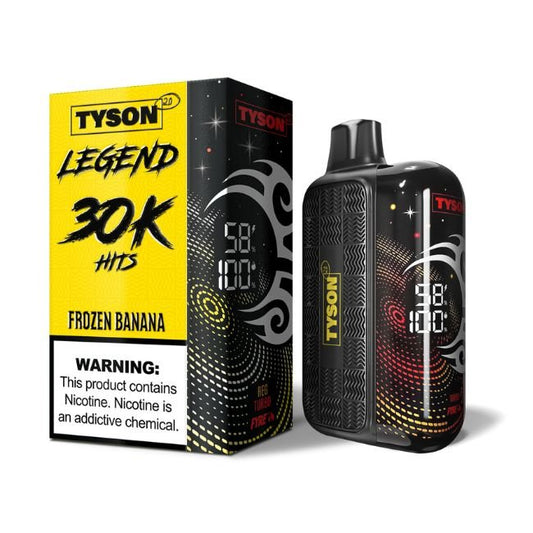 TYSON 2.0 LEGEND 5% DISPOSABLE (80ML) 30K PUFFS - FROZEN BANANA