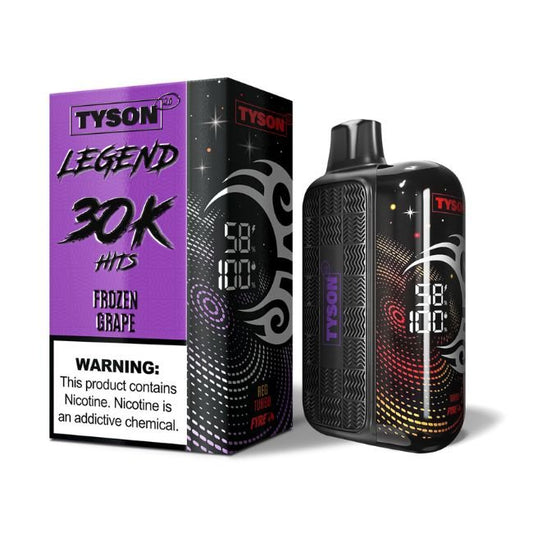 TYSON 2.0 LEGEND 5% DISPOSABLE (80ML) 30K PUFFS - FROZEN GRAPE