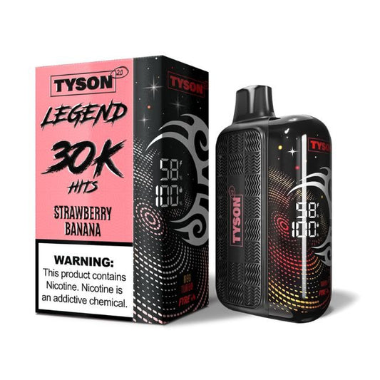 TYSON 2.0 LEGEND 5% DISPOSABLE (80ML) 30K PUFFS - STRAWBERRY BANANA