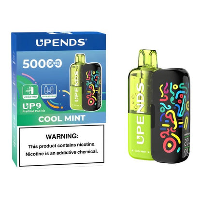 UPENDS 5% DISPOSABLE POD KIT (100ML) 50K PUFFS 5CT/ BOX