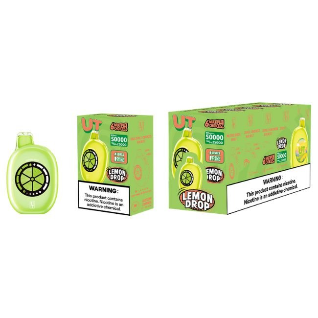 UT POWERED BY FLUM 5% DISPOSABLE SINGLE FLAVOR (85ML) TURBO MODE - 25K & ECO. MODE - 50K PUFFS 5CT/ BOX