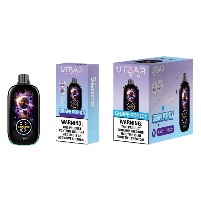 UTBAR PRO 5% DISPOSABLE (90ML) 25K PUFFS 5CT/ BOX