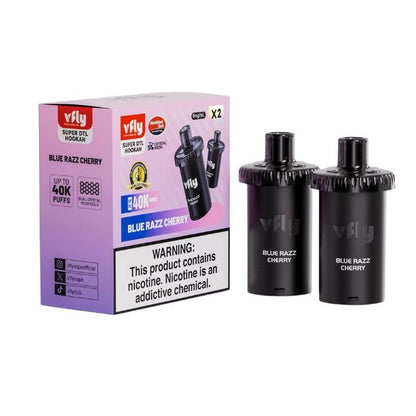 VFLY SUPER DTL 6% HOOKAH POD 2PK (180ML) 40K PUFFS 5CT/ BOX