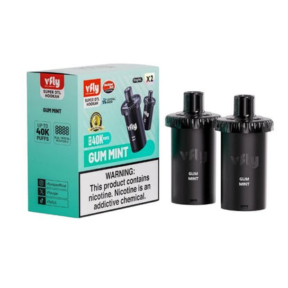 VFLY SUPER DTL 6% HOOKAH POD 2PK (180ML) 40K PUFFS 5CT/ BOX