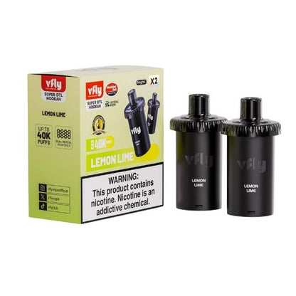 VFLY SUPER DTL 6% HOOKAH POD 2PK (180ML) 40K PUFFS 5CT/ BOX