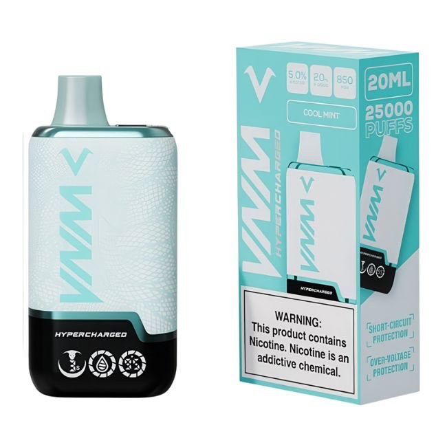 VNM HYPER CHARGED 5% DISPOSABLE (100ML) 25K PUFFS 5CT/ BOX
