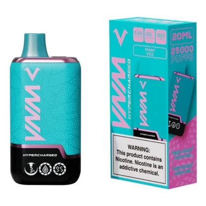 VNM HYPER CHARGED 5% DISPOSABLE (100ML) 25K PUFFS 5CT/ BOX