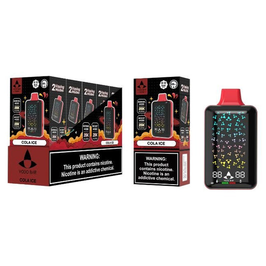 VODO BAR 5% DISPOSABLE (125ML) BOOST MODE - 25K & NORM. MODE - 35K PUFFS - COLA ICE