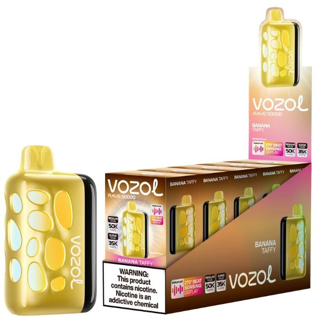 VOZOL RAVE 5% DISPOSABLE (100ML) SURGE. MODE - 35K & REG. MODE - 50K PUFFS 5CT/ BOX