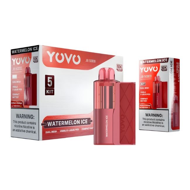 YOVO JB 50000 5% DISPOSABLE KIT (75ML) 50K PUFFS 5CT/ BOX